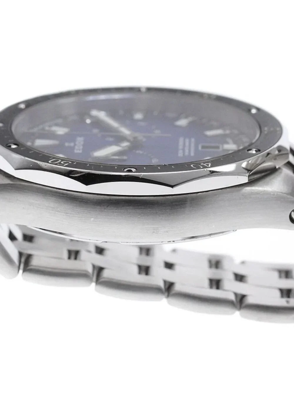 EDOX Delfin original chronograph 10109 Date blue Dial Quartz Men's Watch_957322